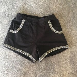 Lovers + Friends Black Shorts